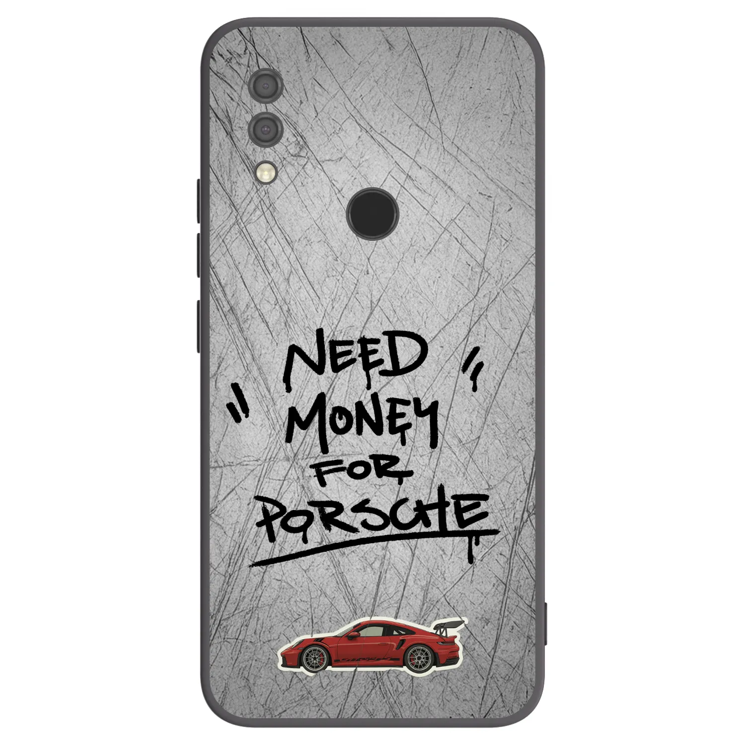 Picasee silikónový čierny obal pre Xiaomi Redmi 7 - Grey Drift