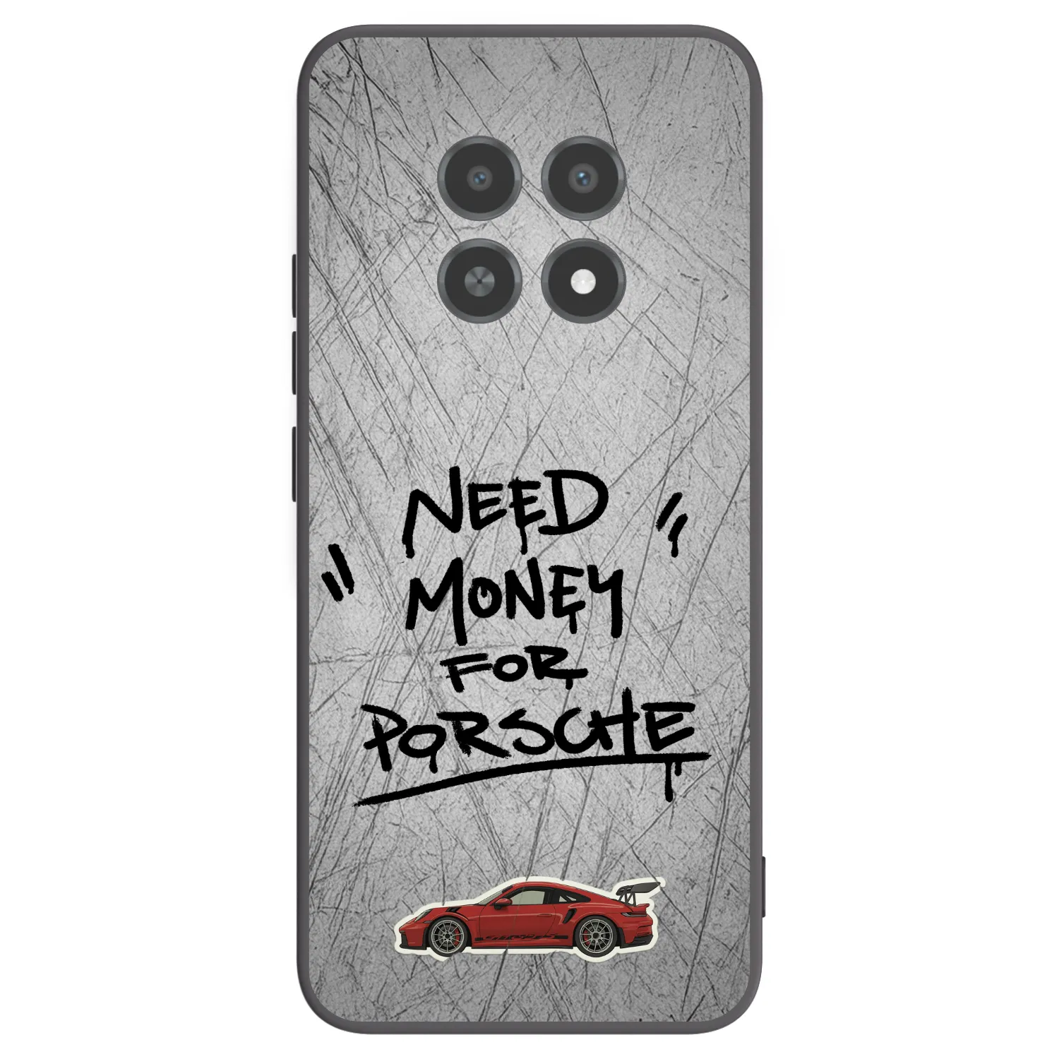 Picasee silikónový čierny obal pre Realme 12X - Grey Drift