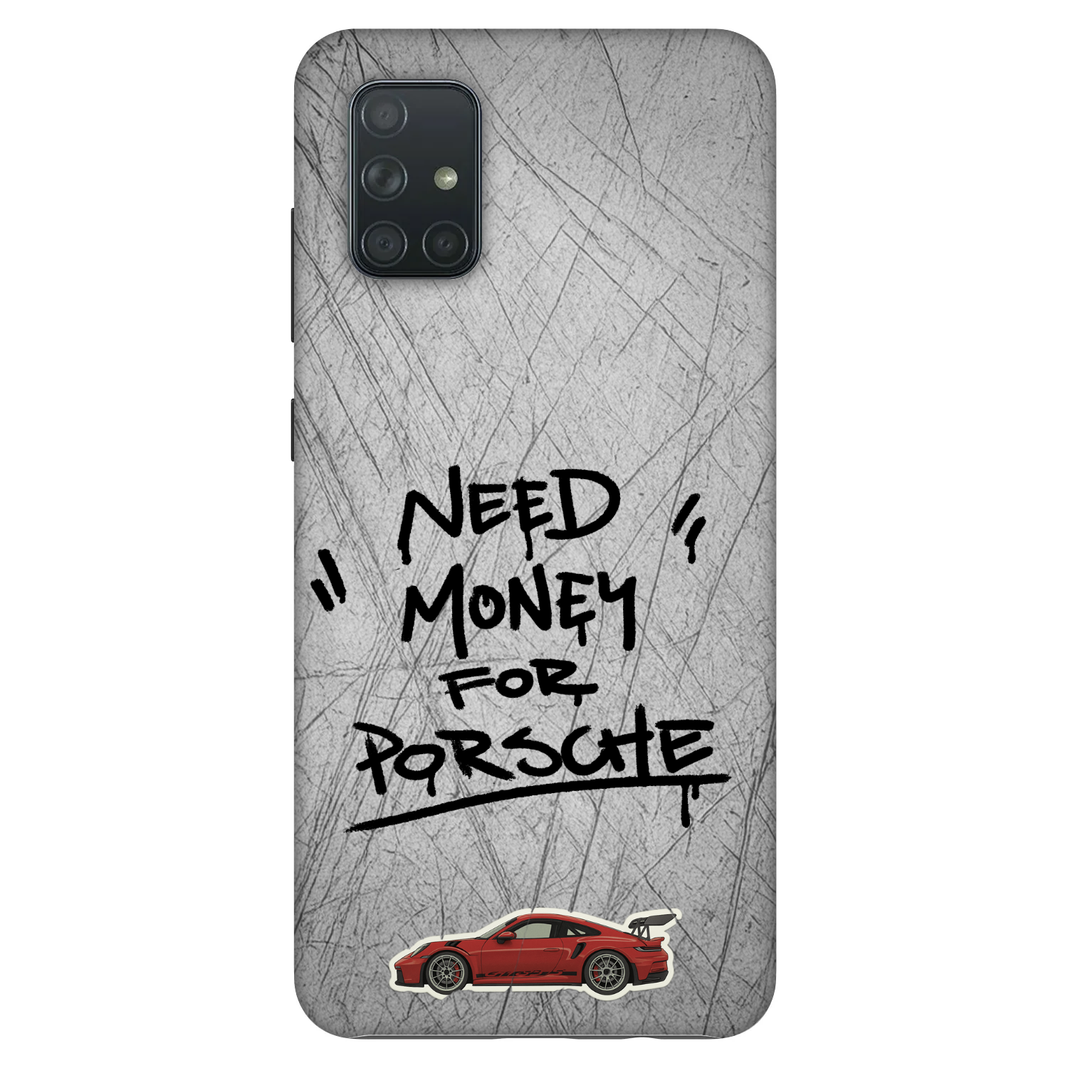 Picasee Fashion Case pre Samsung Galaxy A71 A715F - Grey Drift