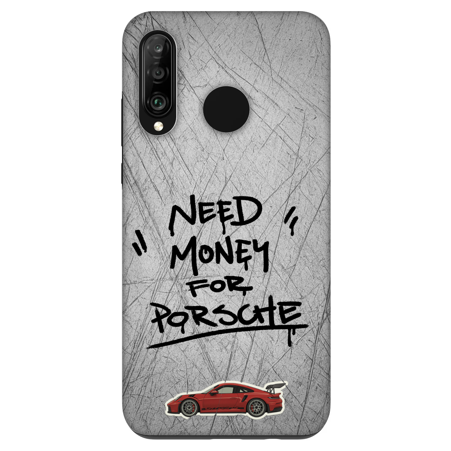 Picasee Fashion Case pre Huawei P30 Lite - Grey Drift