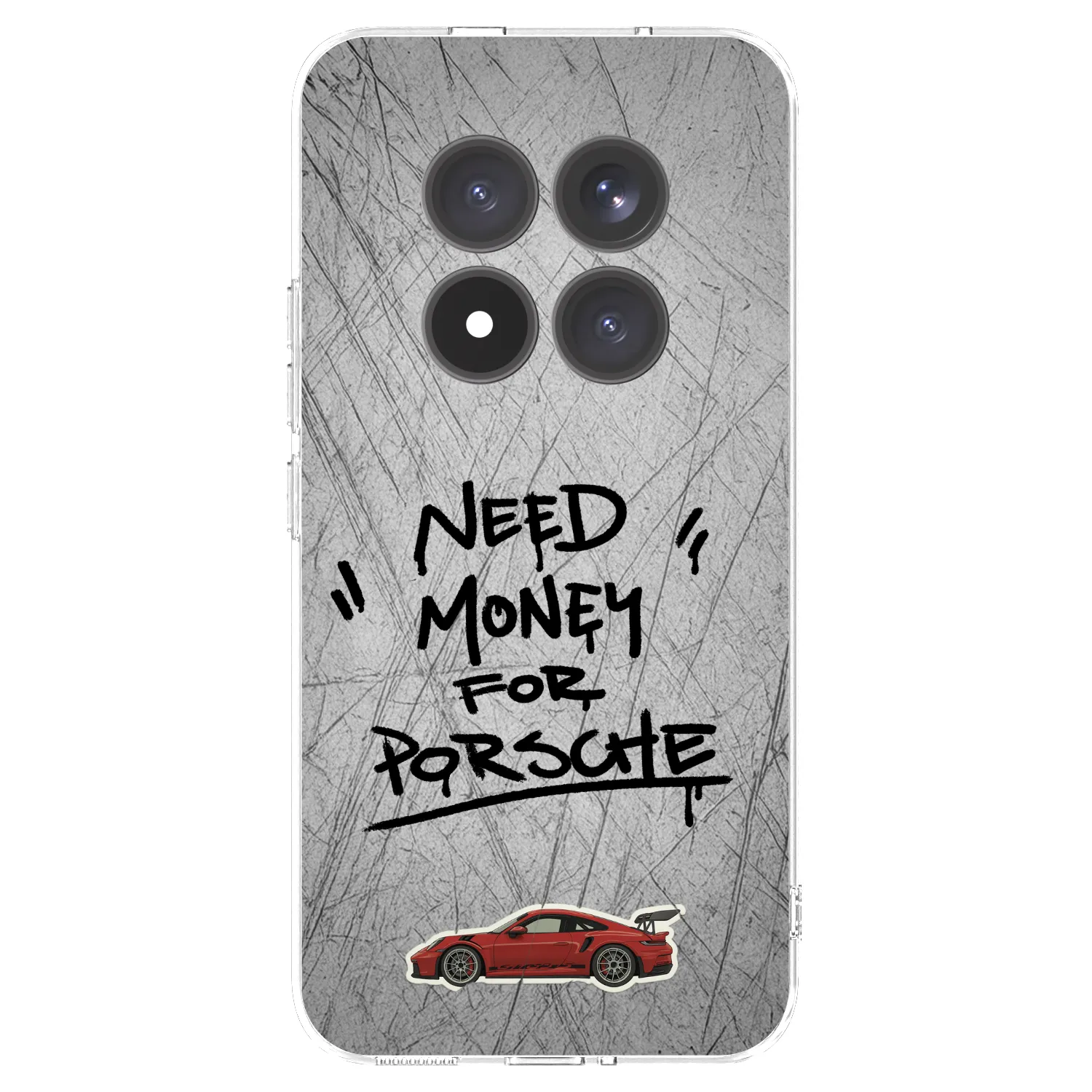 Silikónový prehľadný obal pre Xiaomi Redmi Note 15 Pro+ - Grey Drift