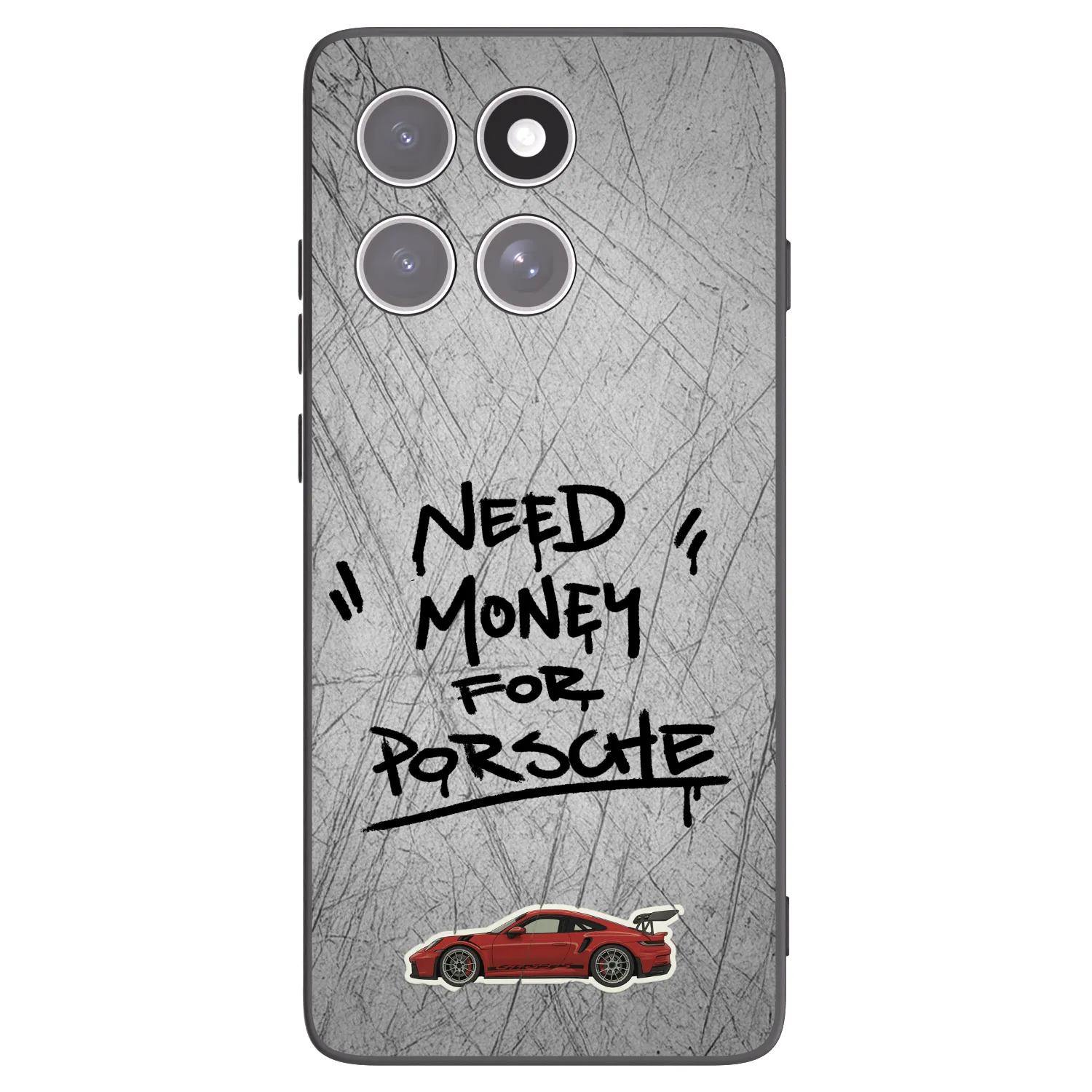 Silikónový čierny obal pre Motorola Edge 60 Fusion - Grey Drift