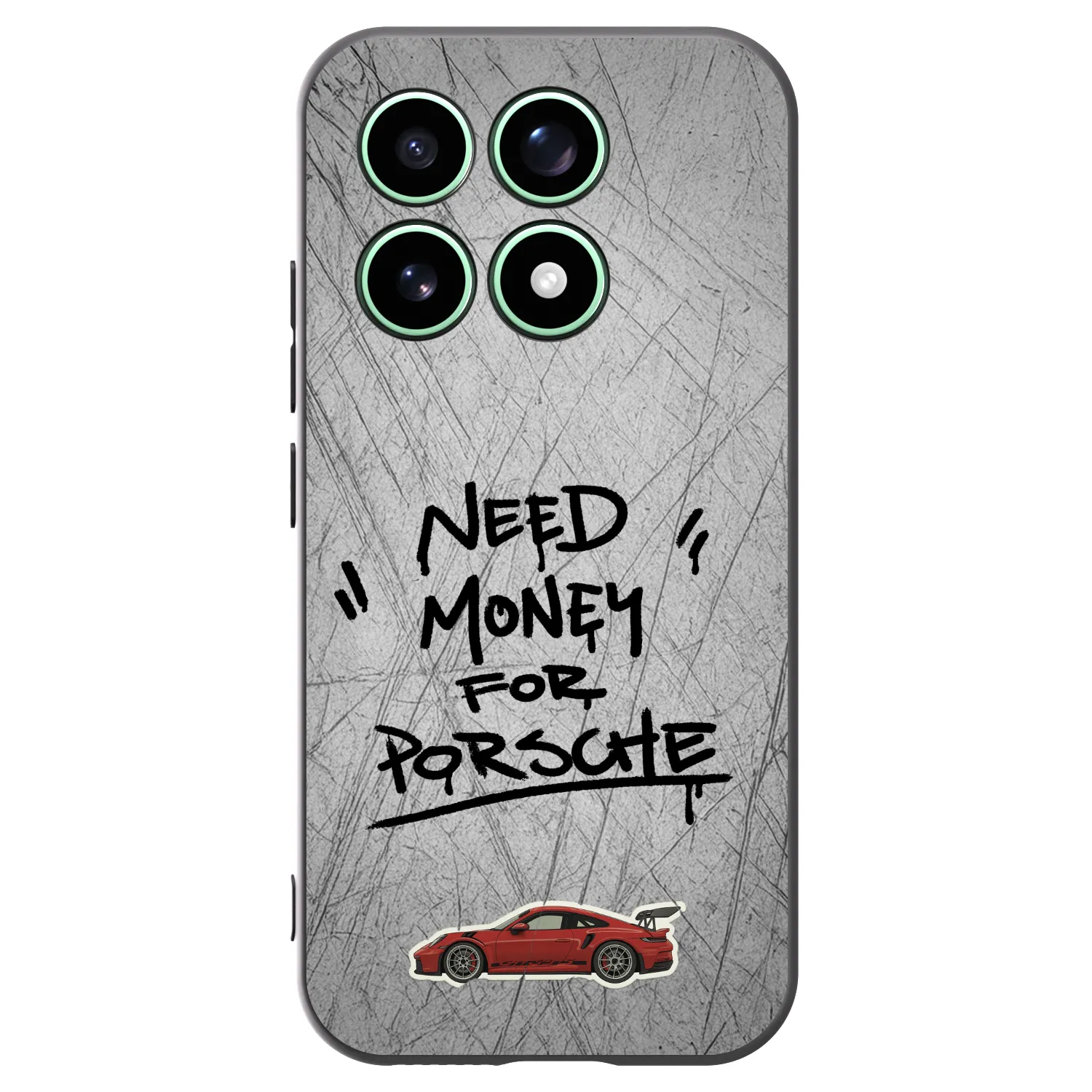 Picasee silikónový čierny obal pre Xiaomi 17 - Grey Drift