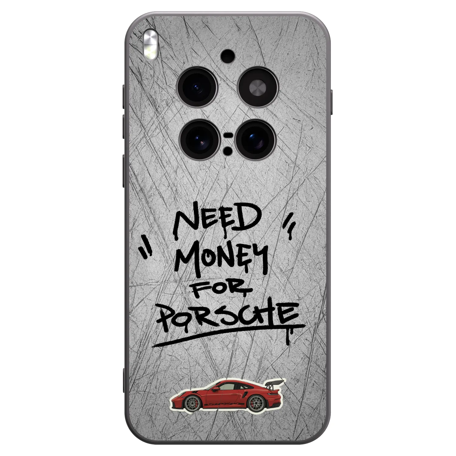 Picasee silikónový čierny obal pre Vivo X300 Pro - Grey Drift