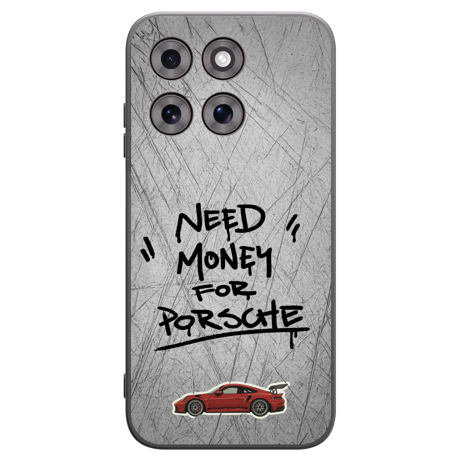 Picasee silikónový čierny obal pre Motorola Moto G77 - Grey Drift