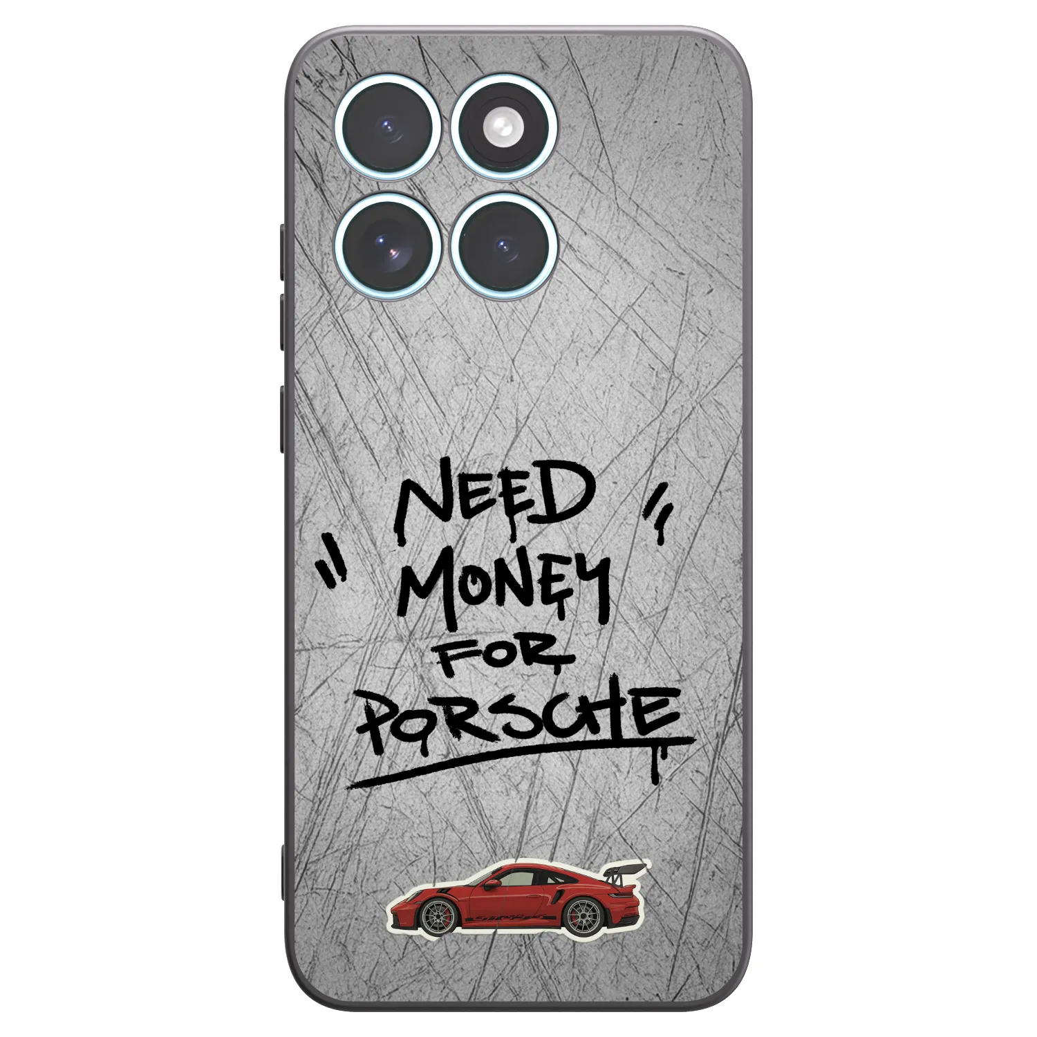 Picasee silikónový čierny obal pre Motorola Edge 70 Fusion - Grey Drift