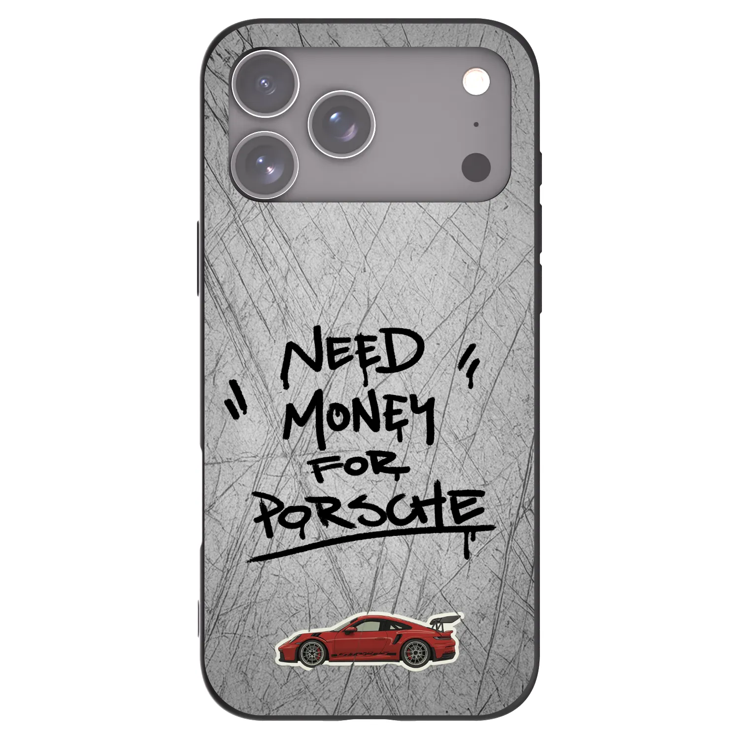 Picasee silikónový čierny obal pre Apple iPhone 18 Pro Max - Grey Drift