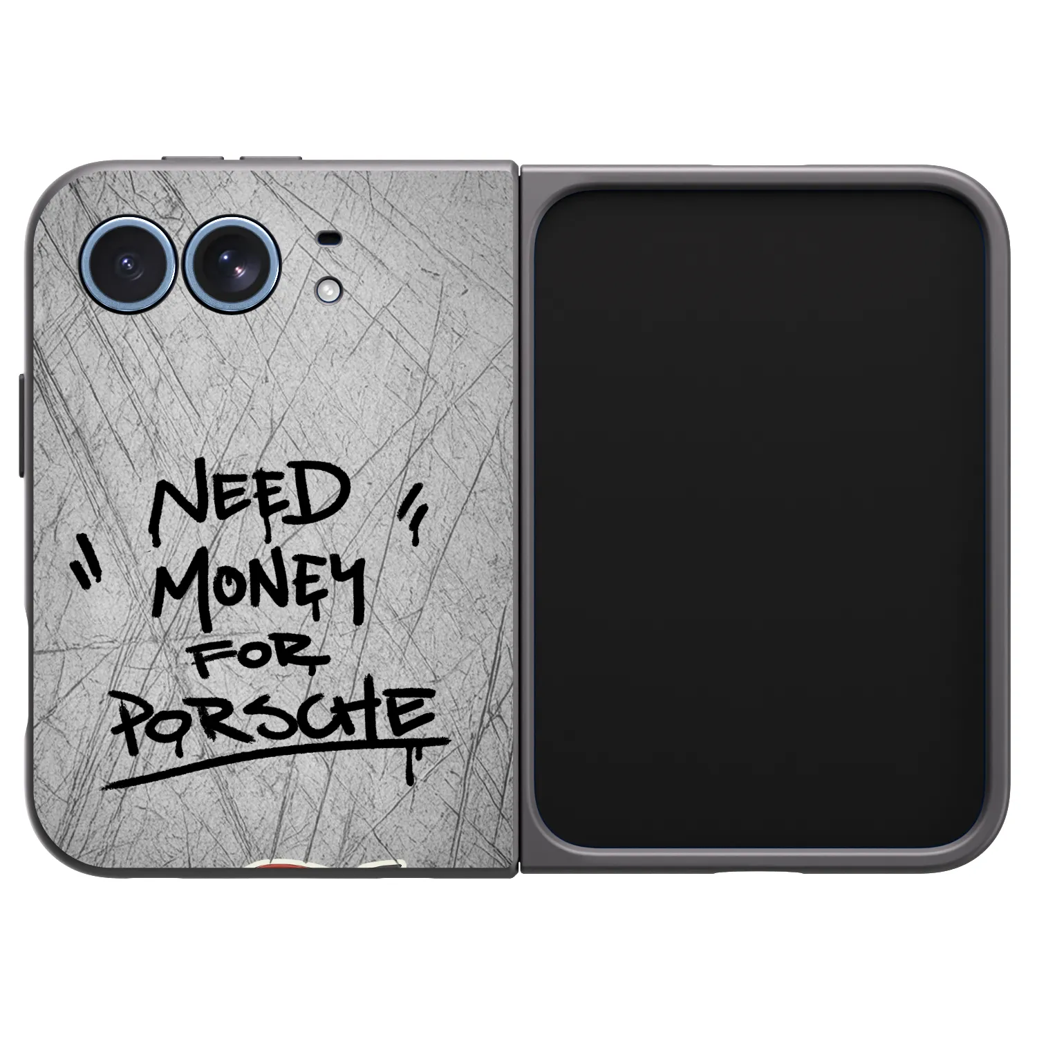 Picasee silikónový čierny obal pre Apple iPhone Ultra - Grey Drift