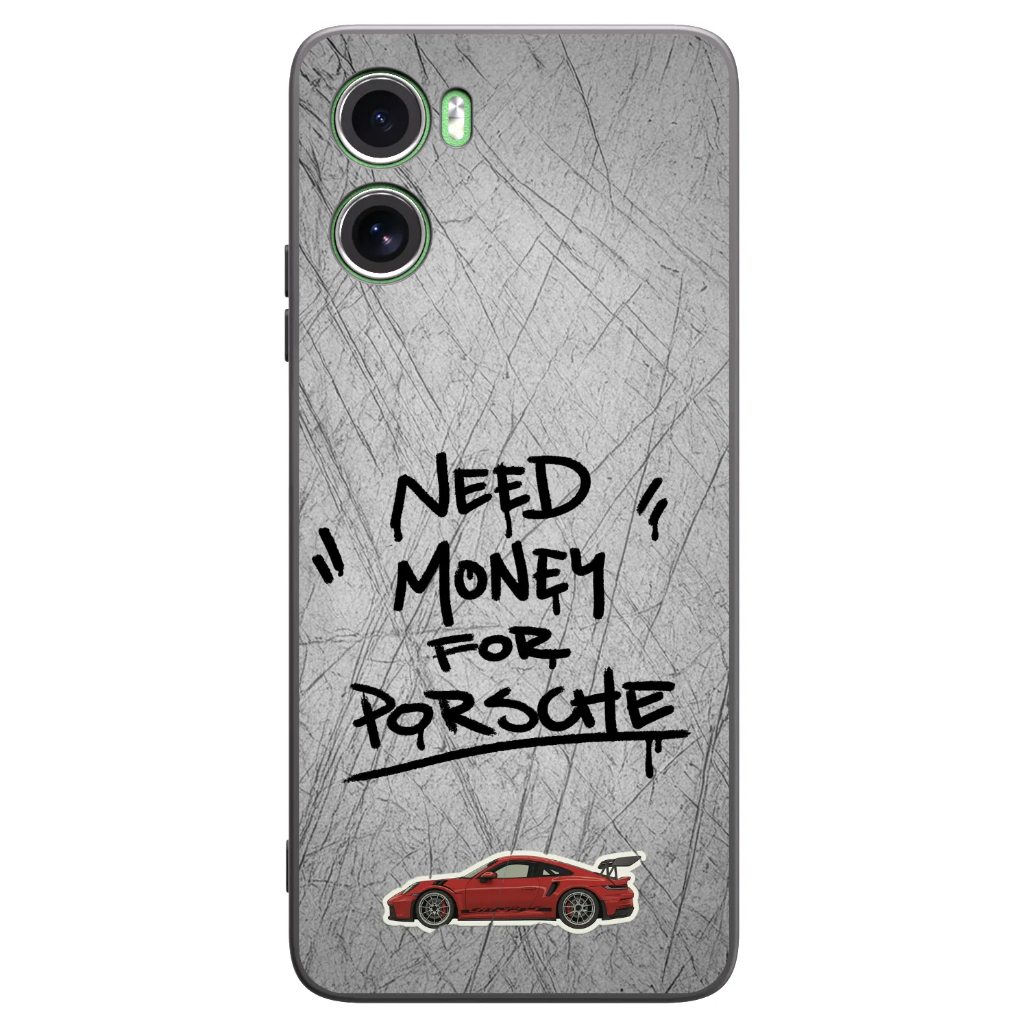 Picasee silikónový čierny obal pre Motorola Moto G06 - Grey Drift