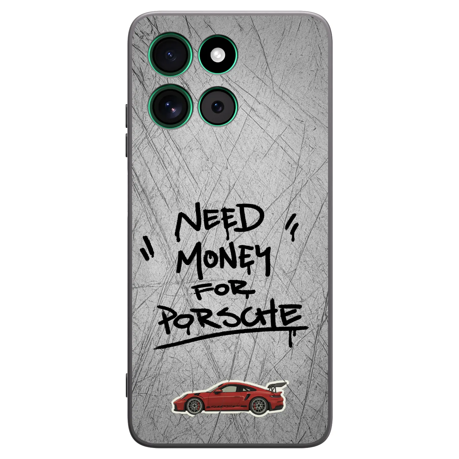 Picasee silikónový čierny obal pre Motorola Moto G57 Power - Grey Drift