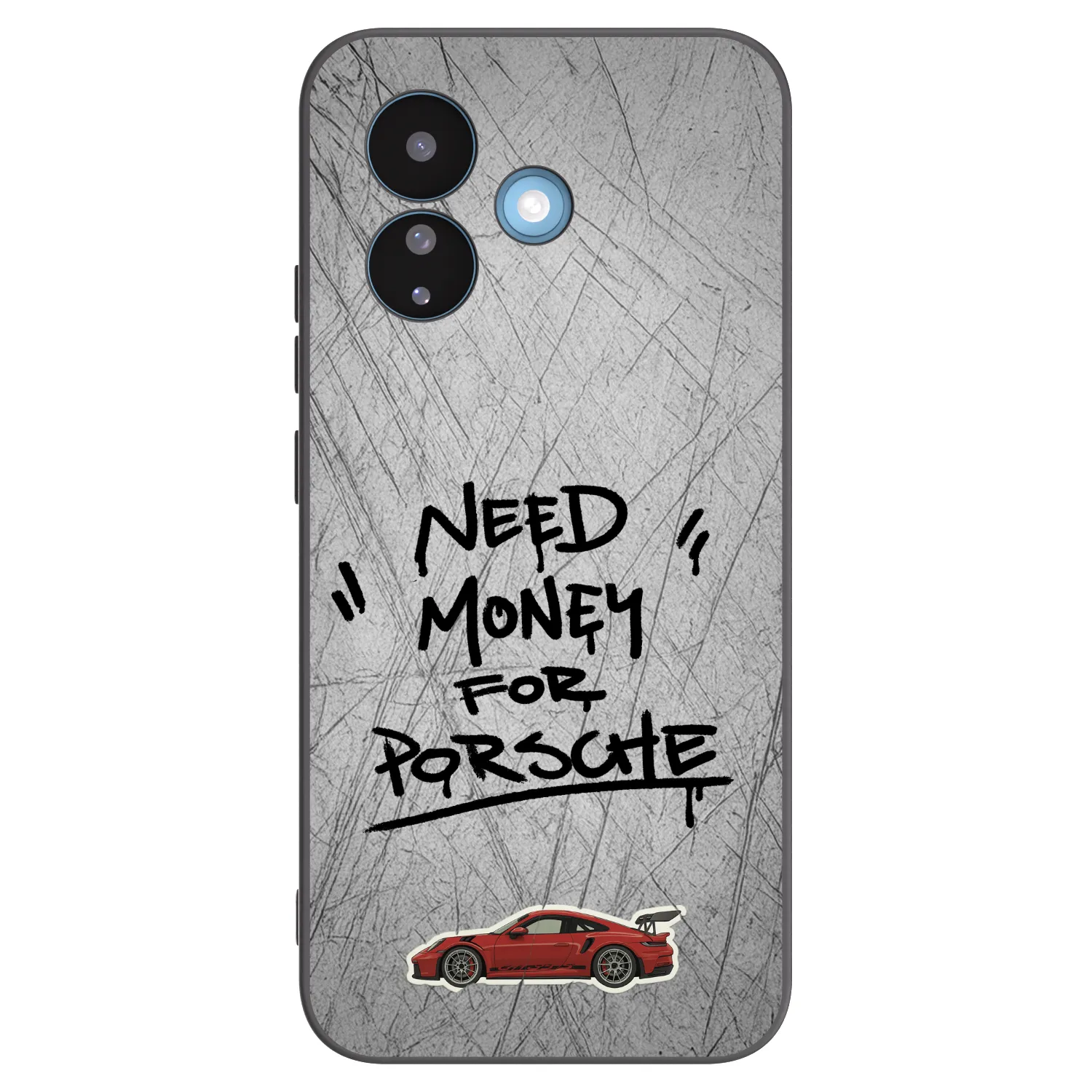 Picasee silikónový čierny obal pre Xiaomi Redmi Note 17 Pro 5G - Grey Drift