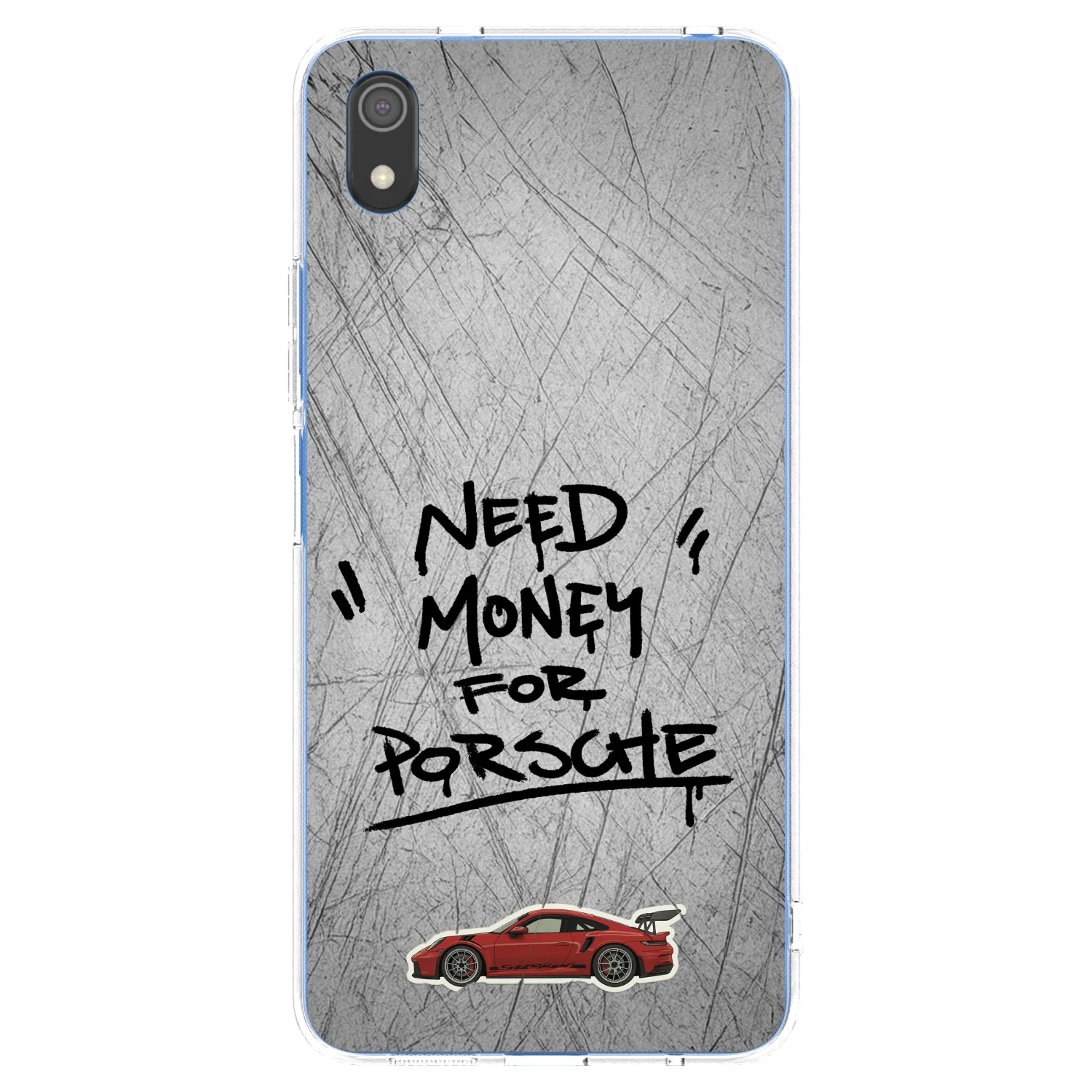 Picasee silikónový prehľadný obal pre Xiaomi Redmi 7A - Grey Drift