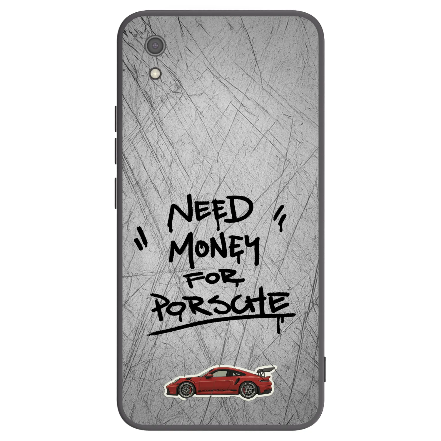Picasee silikónový čierny obal pre Xiaomi Redmi 7A - Grey Drift