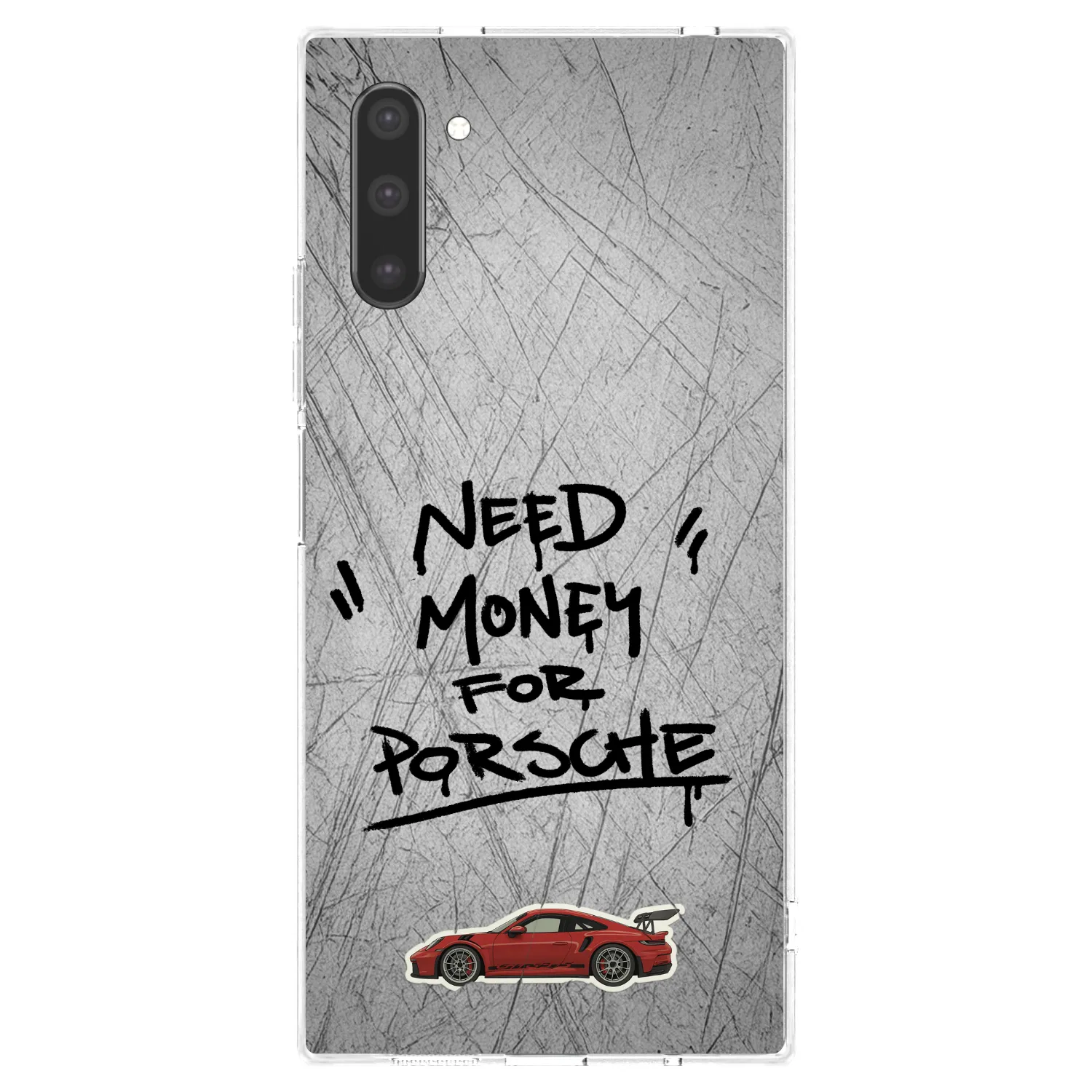 Picasee silikónový prehľadný obal pre Samsung Galaxy Note 10 N970F - Grey Drift