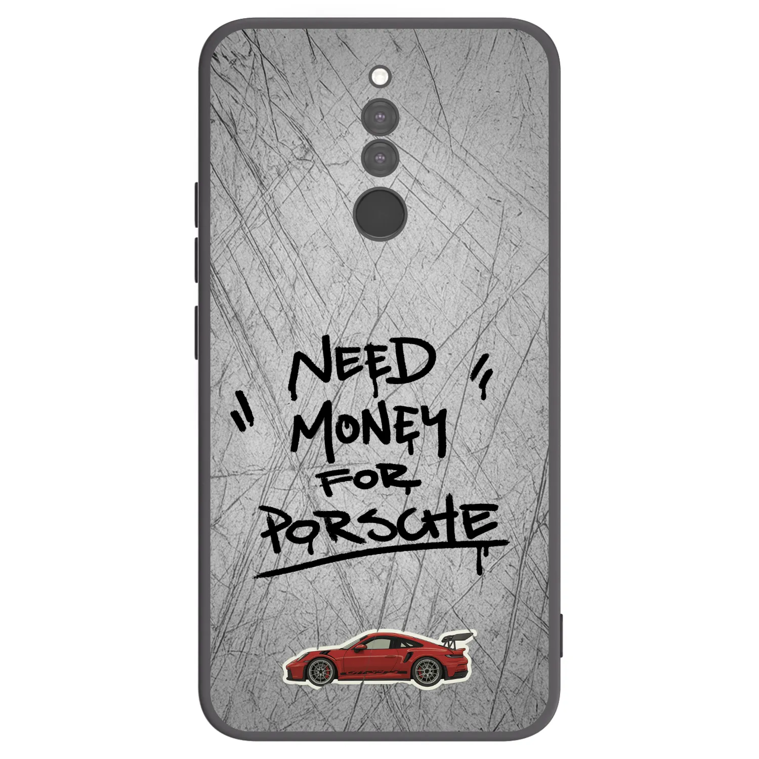 Picasee silikónový čierny obal pre Xiaomi Redmi 8 - Grey Drift