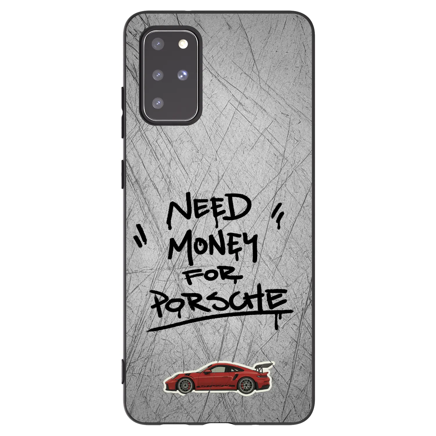 Picasee silikónový čierny obal pre Samsung Galaxy S20+ G985F - Grey Drift