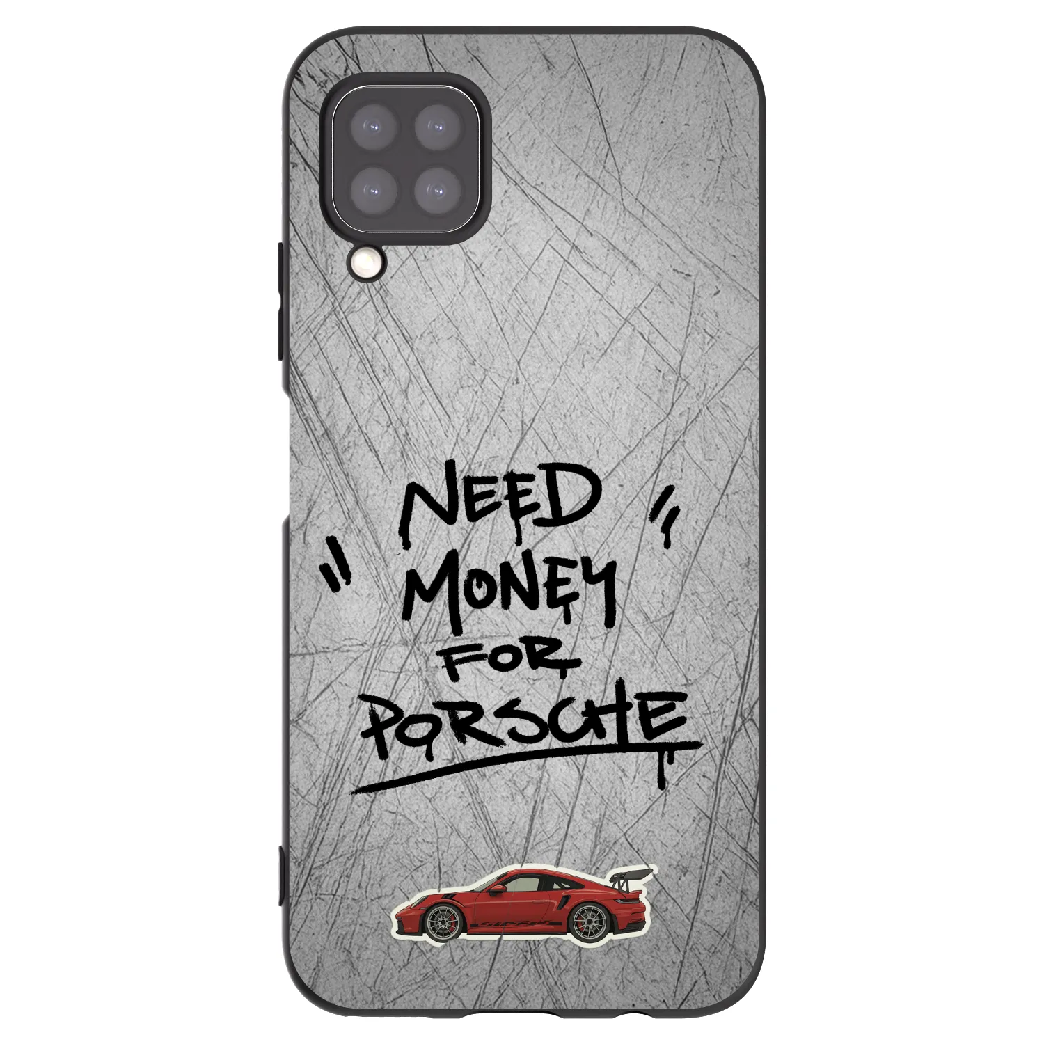 Picasee silikónový čierny obal pre Huawei P40 Lite - Grey Drift