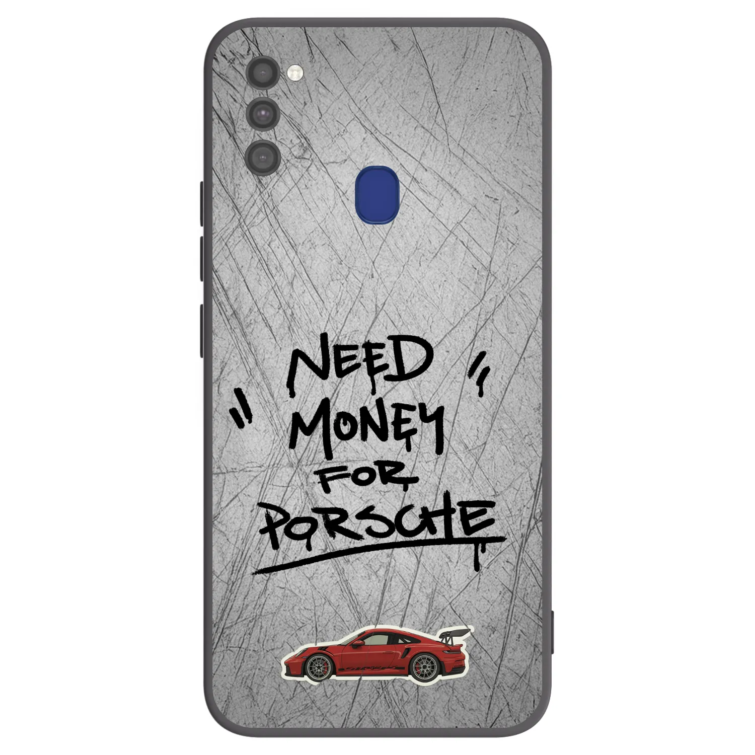 Picasee silikónový čierny obal pre Samsung Galaxy M21 M215F - Grey Drift