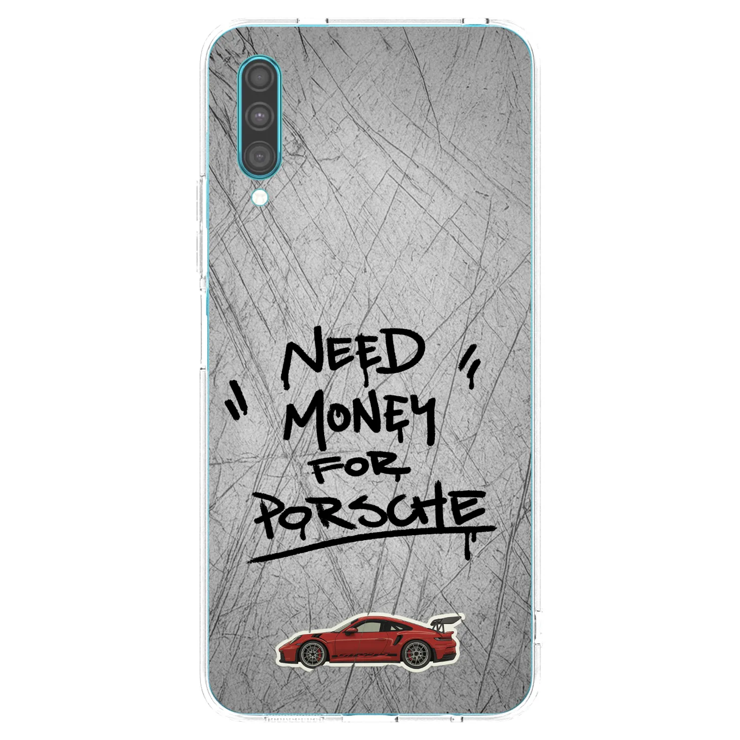 Picasee silikónový prehľadný obal pre Samsung Galaxy A30s A307F - Grey Drift