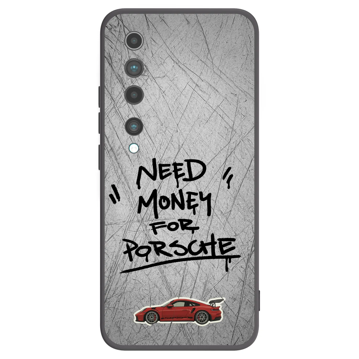 Picasee silikónový čierny obal pre Xiaomi Mi 10 - Grey Drift