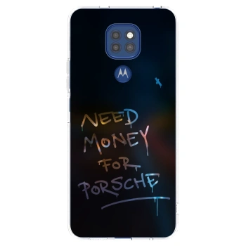 Picasee silikónový prehľadný obal pre Motorola Moto G9 Play - Neon Nights