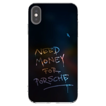 Picasee silikónový prehľadný obal pre Apple iPhone XS Max - Neon Nights
