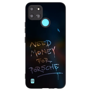 Picasee silikónový čierny obal pre Realme C21Y - Neon Nights