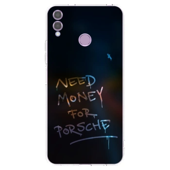 Picasee silikónový prehľadný obal pre Honor 8X - Neon Nights