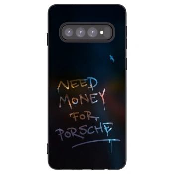 Picasee silikónový čierny obal pre Samsung Galaxy S10 G973 - Neon Nights