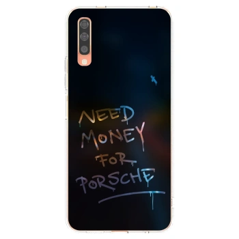 Picasee silikónový prehľadný obal pre Samsung Galaxy A70 A705F - Neon Nights