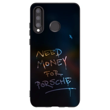 Picasee silikónový čierny obal pre Huawei P30 Lite - Neon Nights