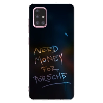 Picasee silikónový prehľadný obal pre Samsung Galaxy A71 A715F - Neon Nights