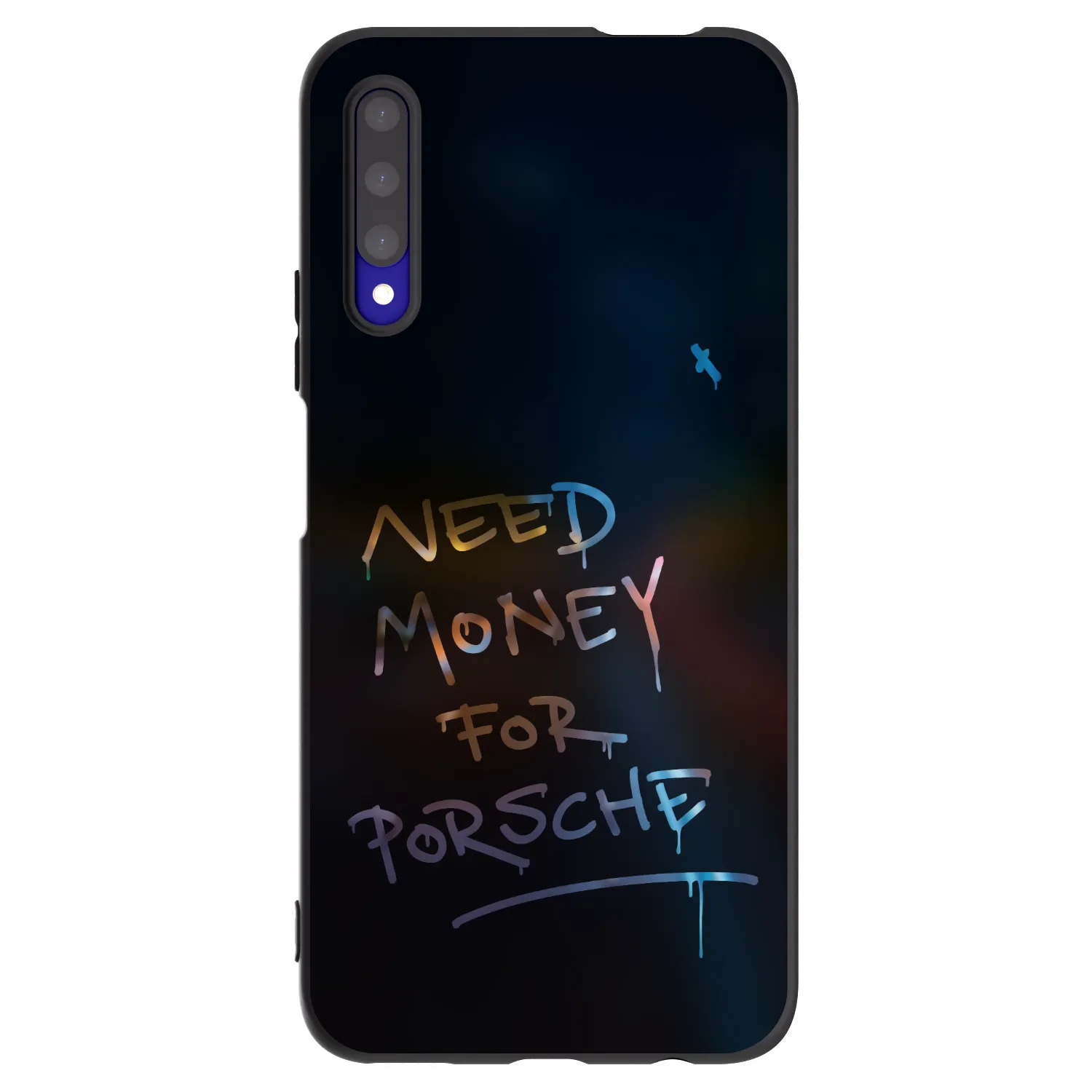 Picasee silikónový čierny obal pre Honor 9X Pro - Neon Nights