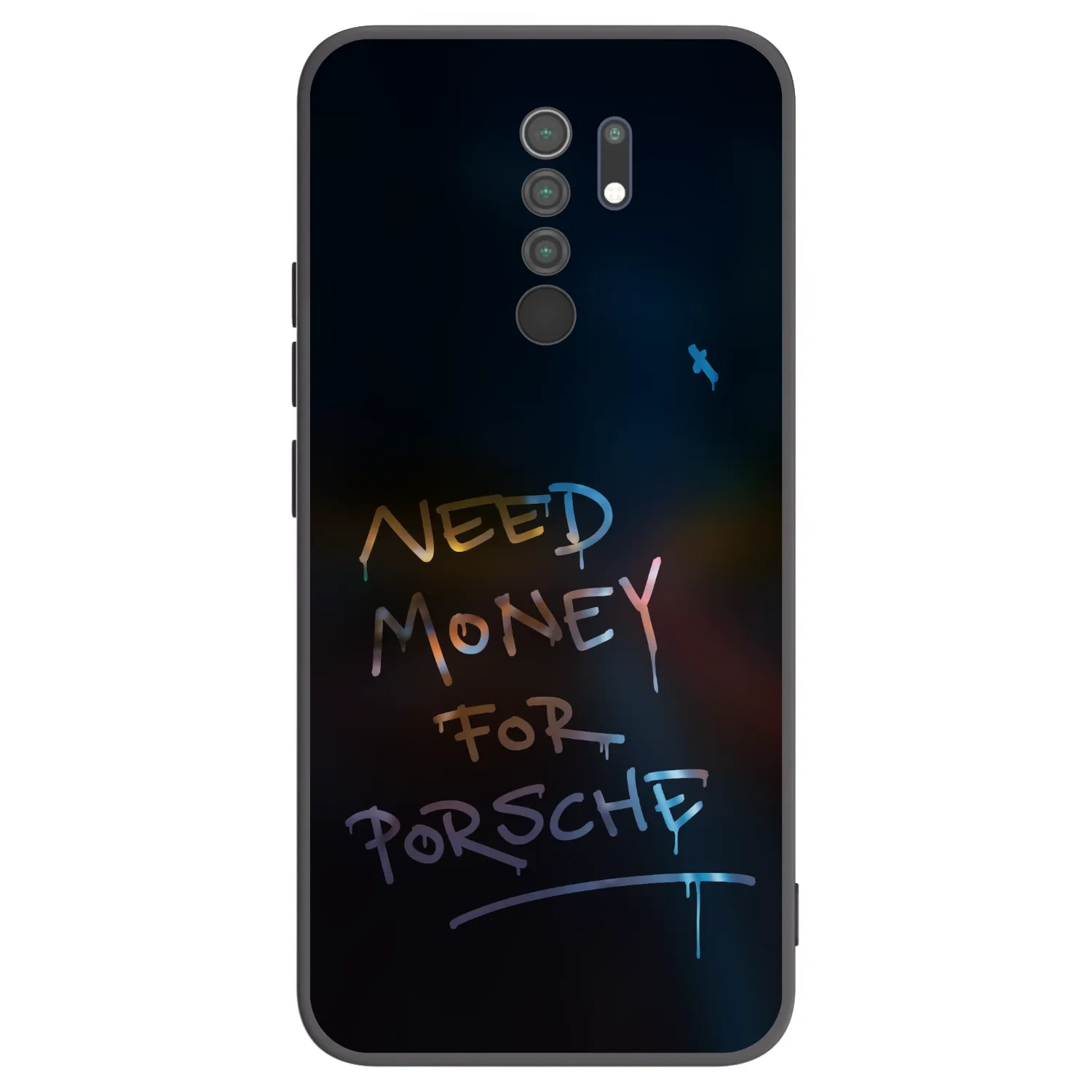 Picasee silikónový čierny obal pre Xiaomi Redmi 9 - Neon Nights