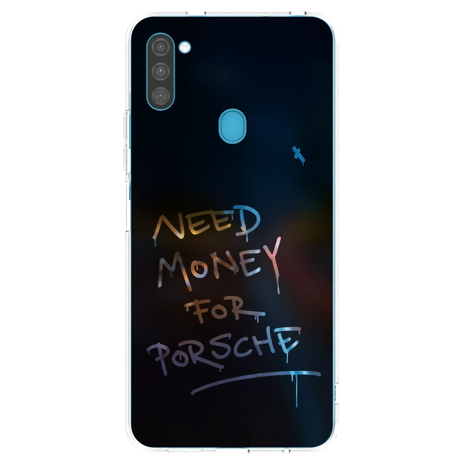 Picasee silikónový prehľadný obal pre Samsung Galaxy M11 - Neon Nights