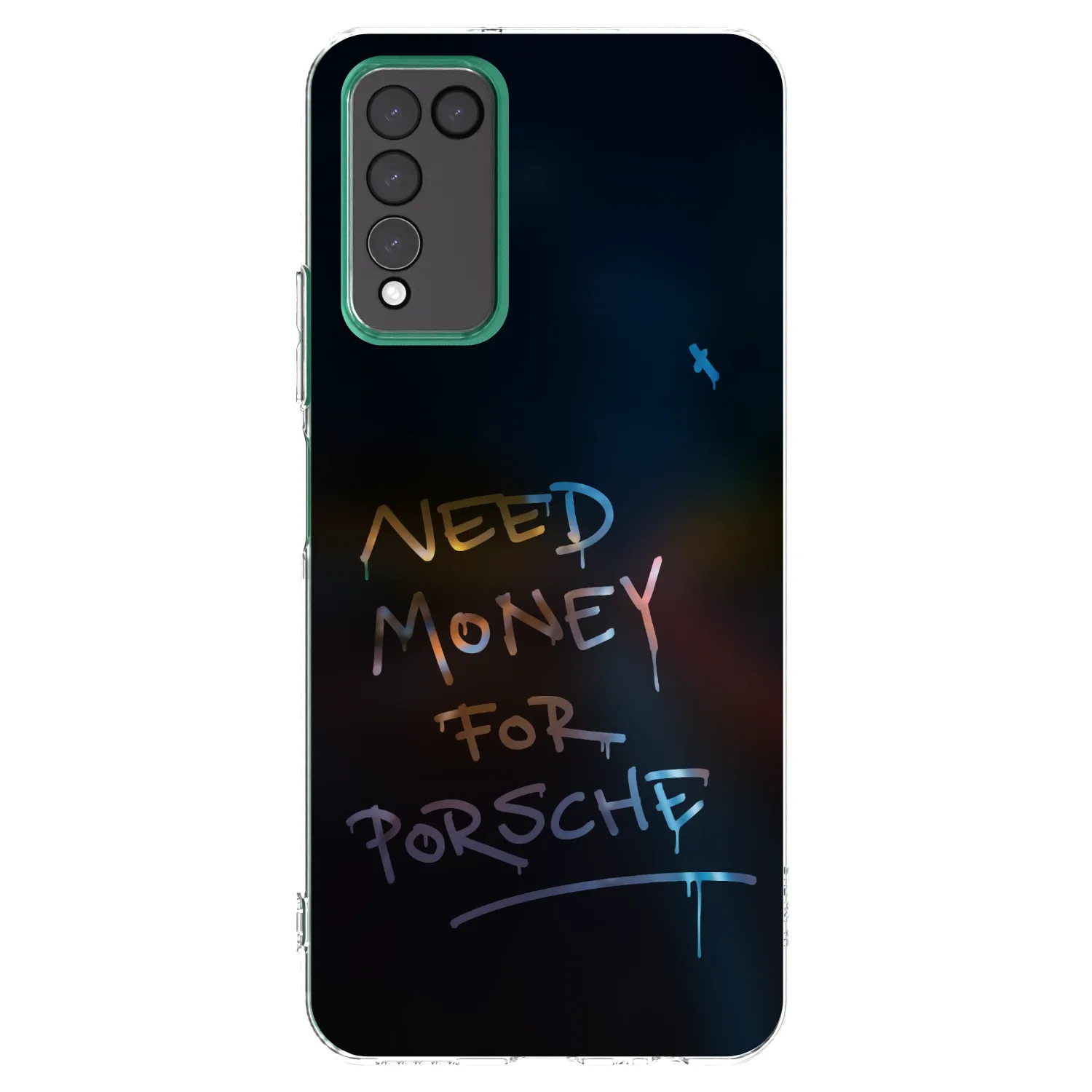 Silikónový prehľadný obal pre Honor 10X Lite - Neon Nights