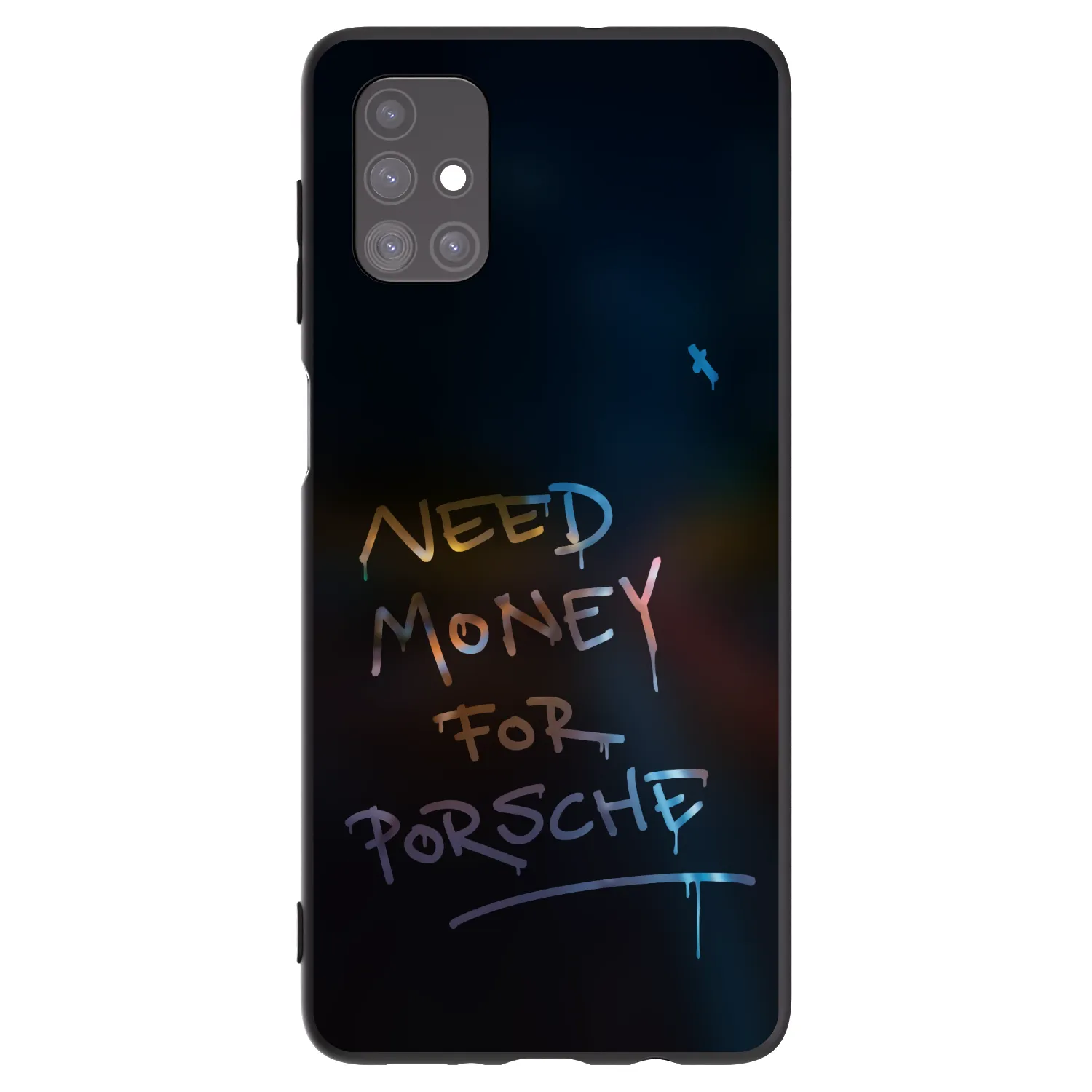 Picasee silikónový čierny obal pre Samsung Galaxy M51 M515F - Neon Nights