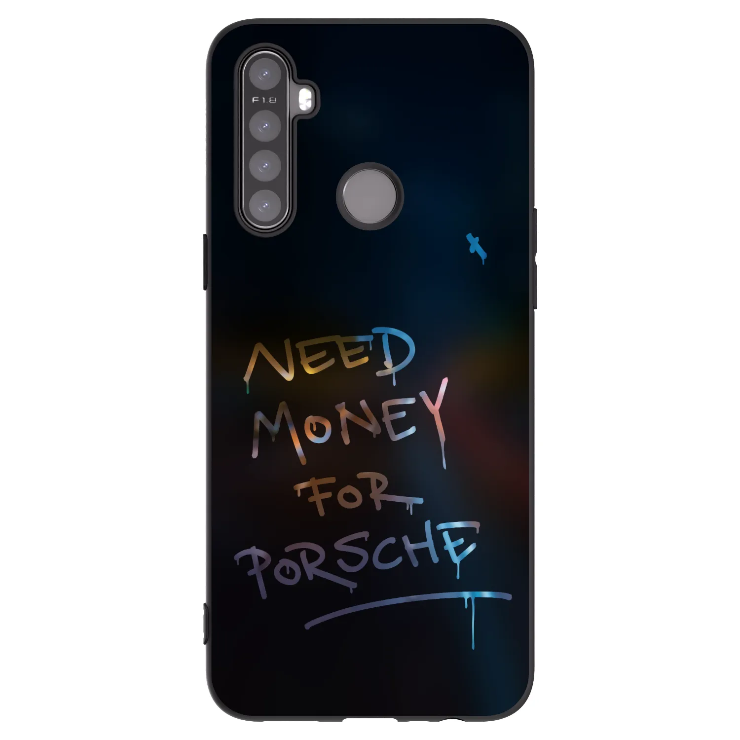 Picasee silikónový čierny obal pre Realme 6i - Neon Nights