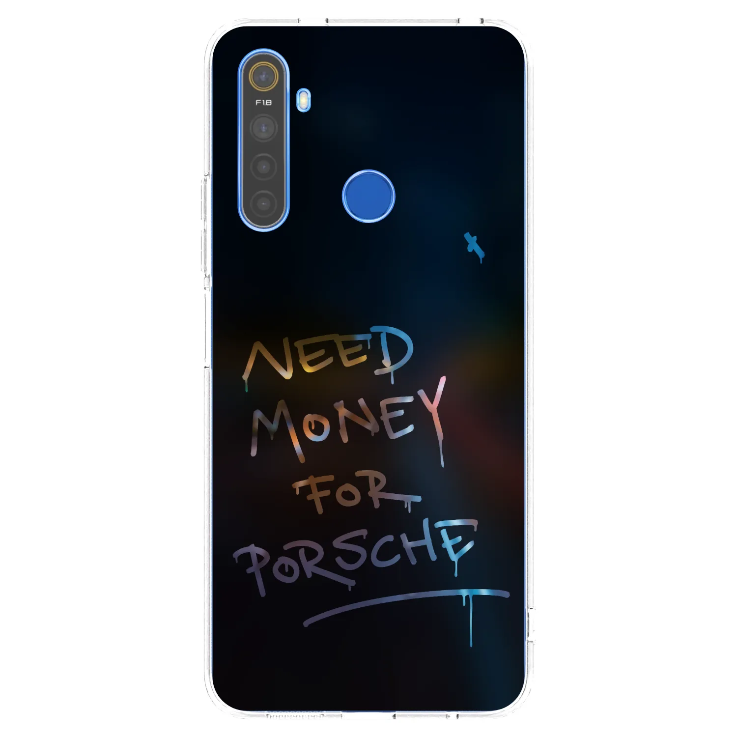 Picasee silikónový prehľadný obal pre Realme 5 - Neon Nights