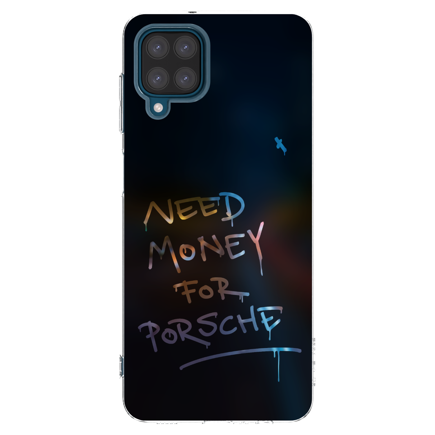 Picasee silikónový prehľadný obal pre Samsung Galaxy A12 A125F - Neon Nights