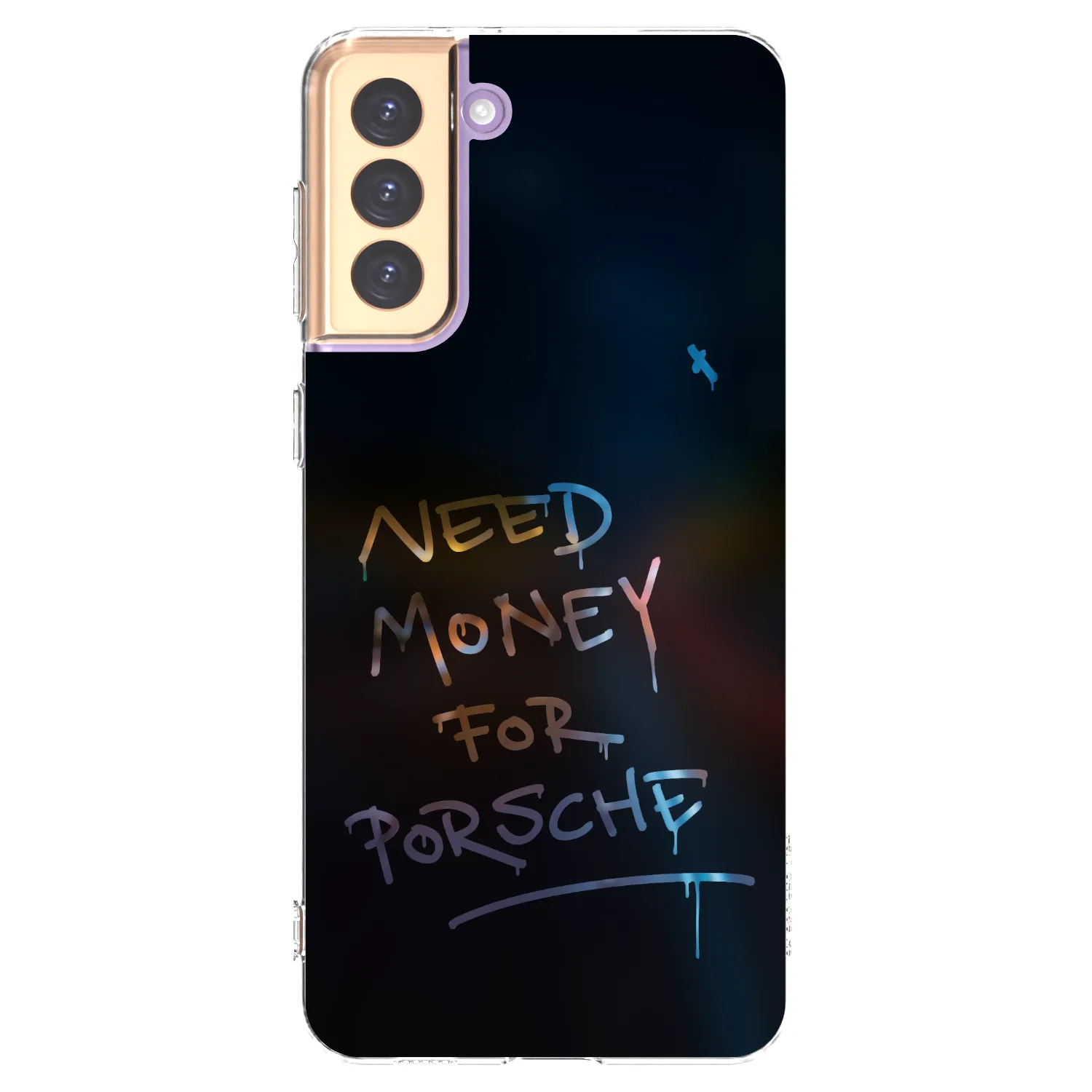 Picasee silikónový prehľadný obal pre Samsung Galaxy S21+ 5G G996F - Neon Nights