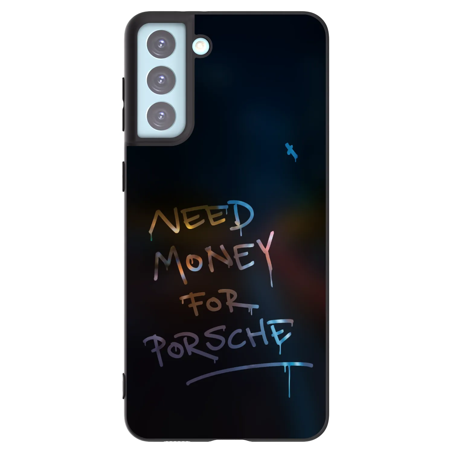 Picasee silikónový čierny obal pre Samsung Galaxy S21+ 5G G996F - Neon Nights