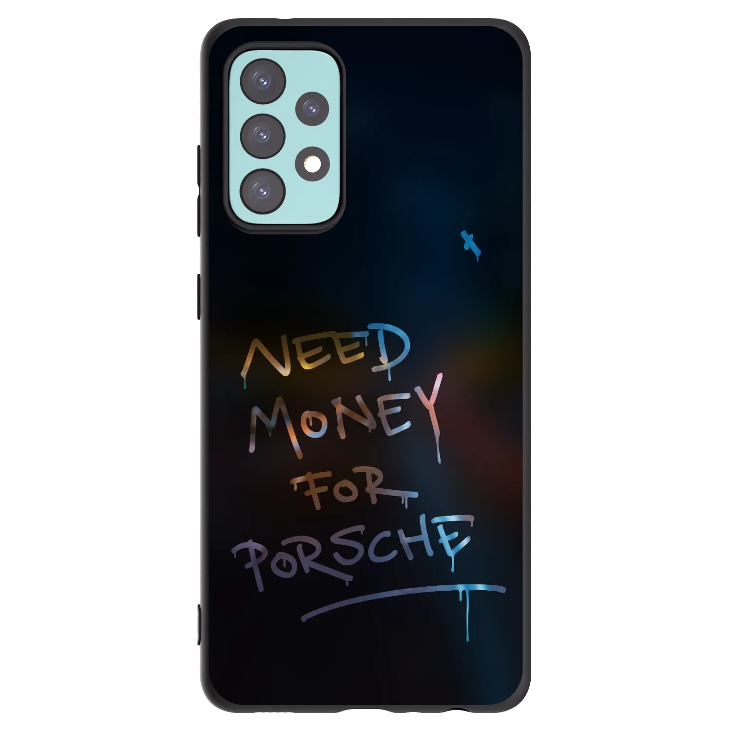 Picasee silikónový čierny obal pre Samsung Galaxy A72 A725F - Neon Nights