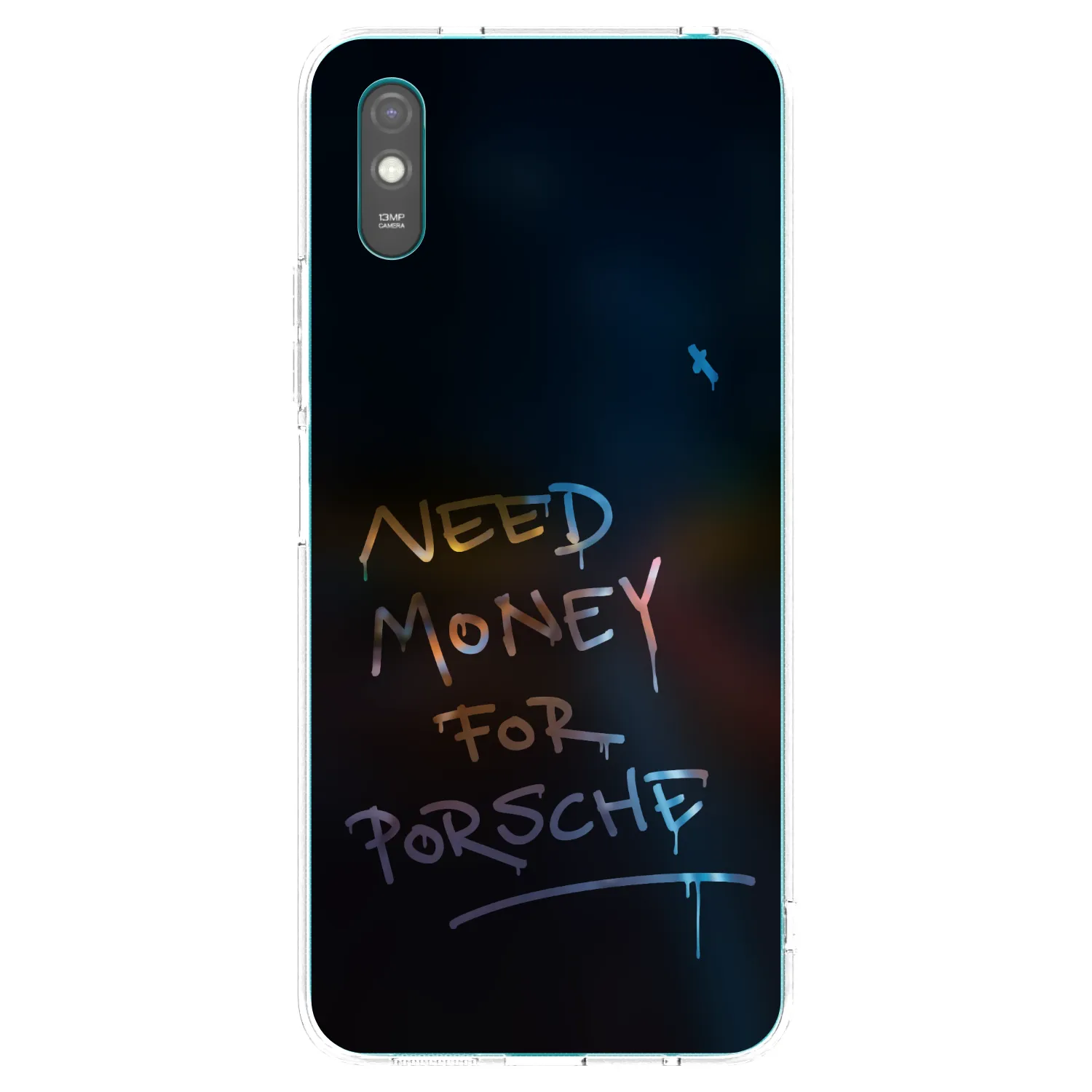 Picasee silikónový prehľadný obal pre Xiaomi Redmi 9AT - Neon Nights