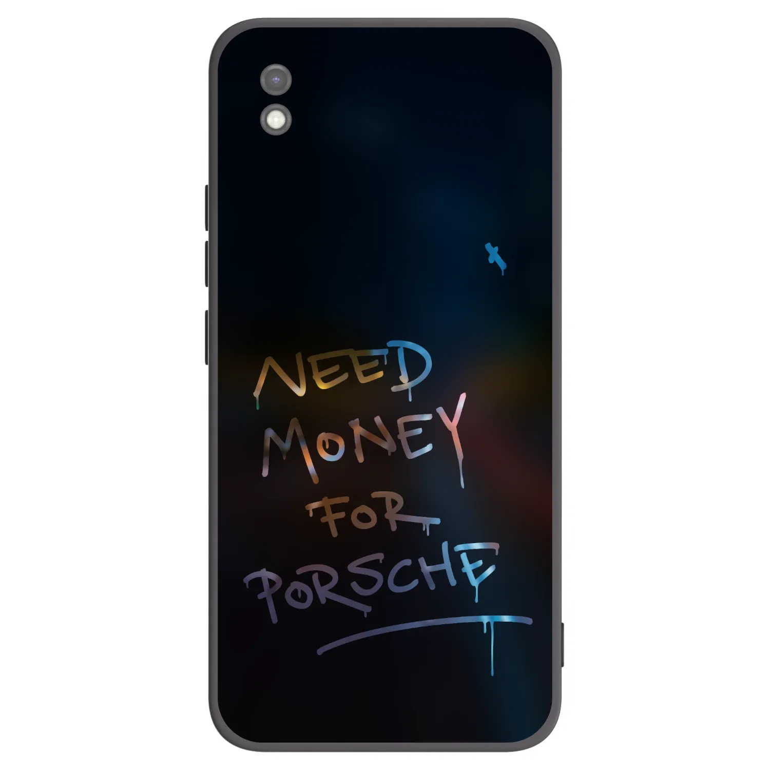 Picasee silikónový čierny obal pre Xiaomi Redmi 9AT - Neon Nights