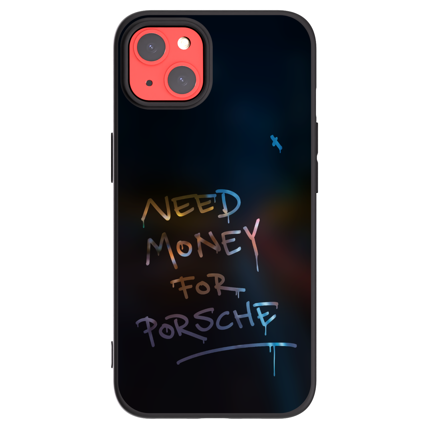 Silikónový čierny obal pre Apple iPhone 13 - Neon Nights