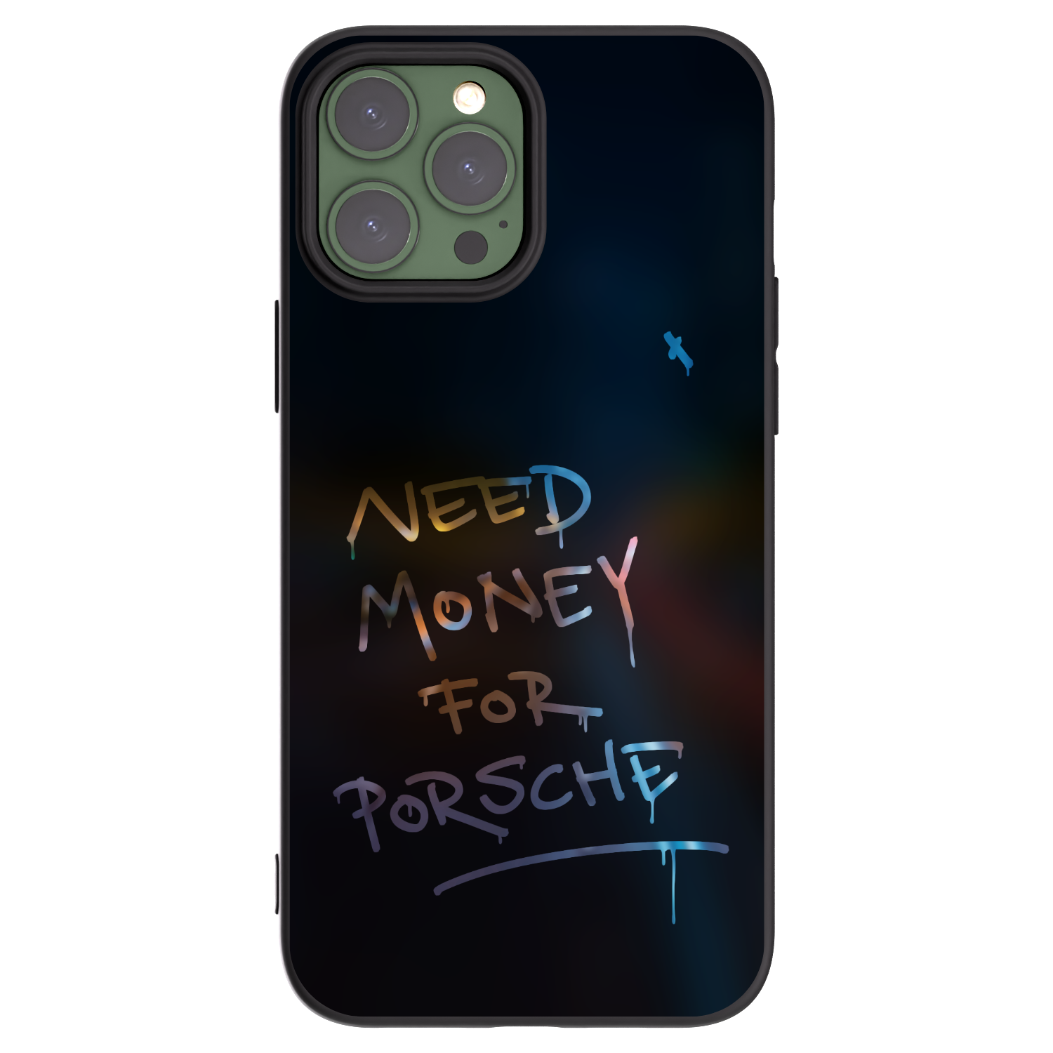 Silikónový čierny obal pre Apple iPhone 13 Pro Max - Neon Nights