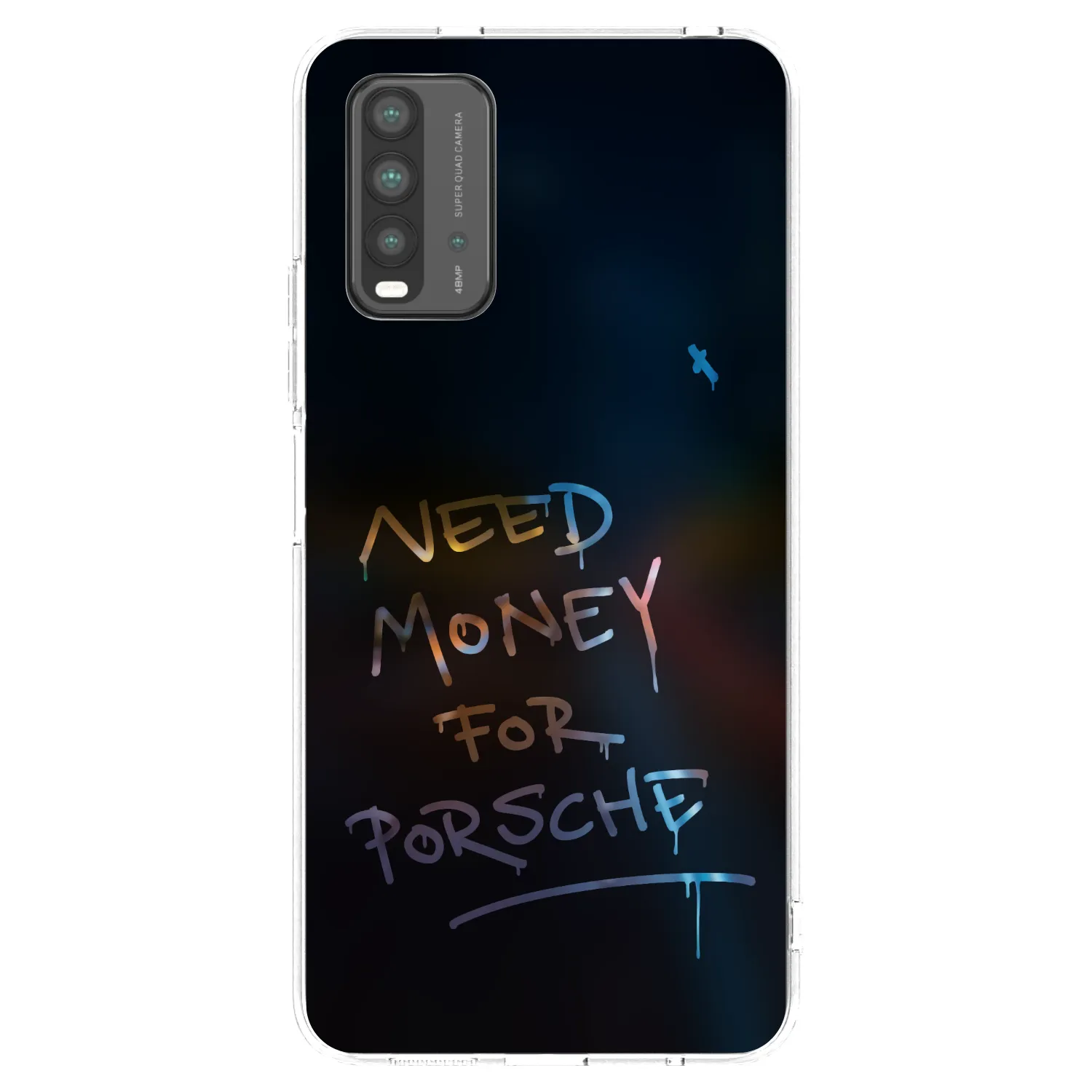 Picasee silikónový čierny obal pre Xiaomi Redmi 9T - Neon Nights