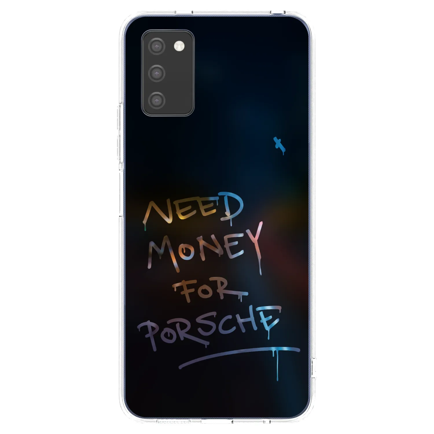 Picasee silikónový prehľadný obal pre Samsung Galaxy A02s A025G - Neon Nights