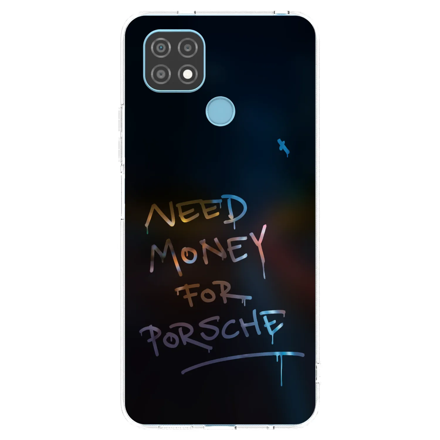 Picasee silikónový prehľadný obal pre Realme C21 - Neon Nights